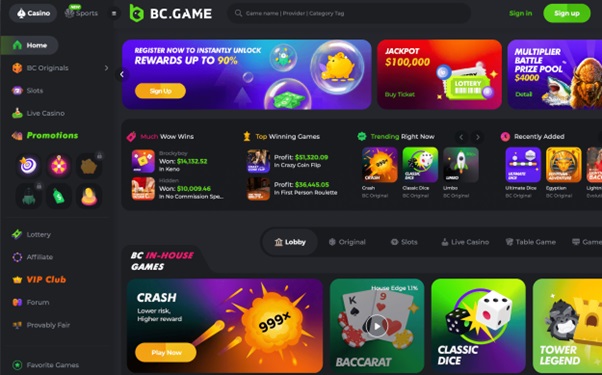 Join the Excitement BC.Game Sign Up to Experience Premier Online Gambling